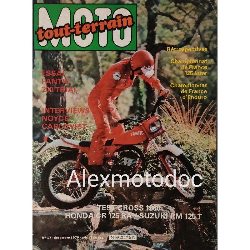 Moto tout-terrain n° 17